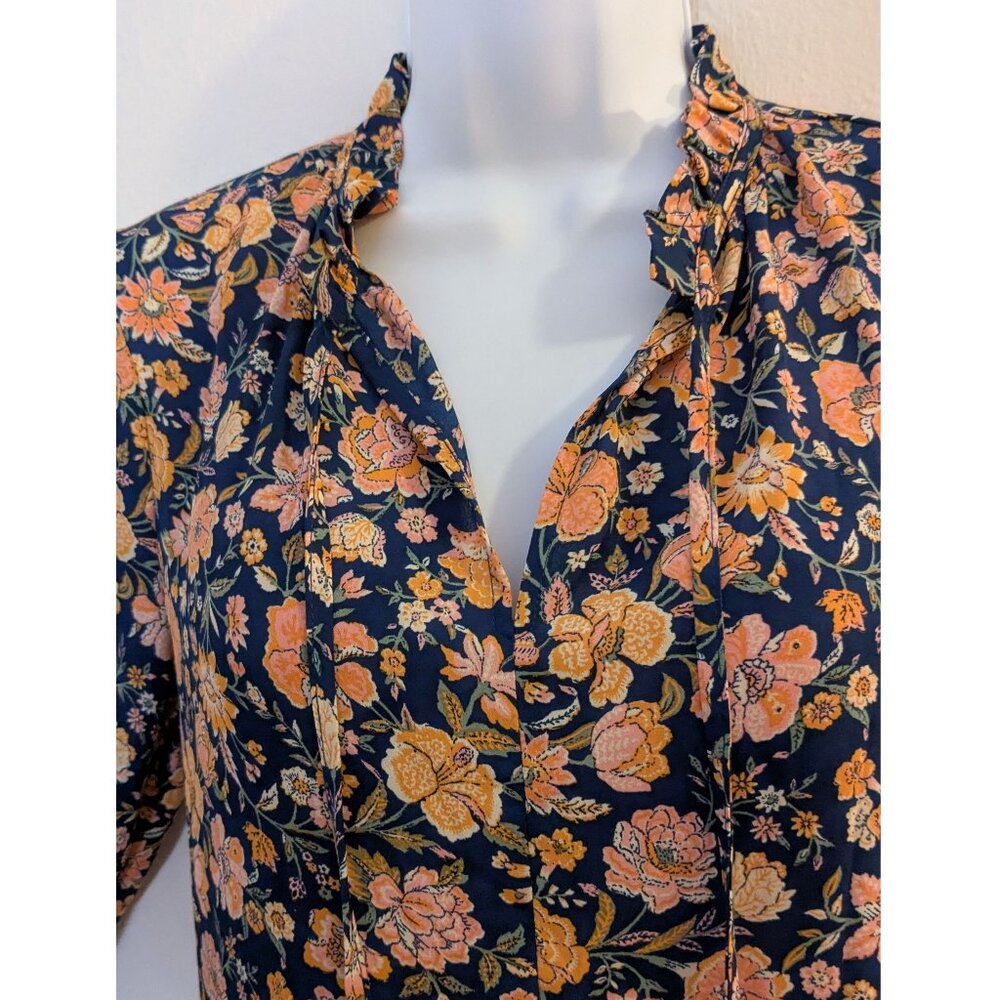 Levi's Floral Print Long Sleeve Casual Dress Size XS - Picture 6 of 12